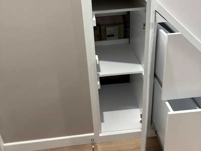 Bespoke understairs storage in tunbridge wells