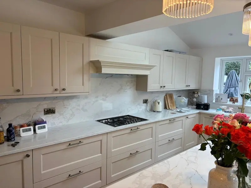 Fitted extraction unit in modern kitchens throughout kent