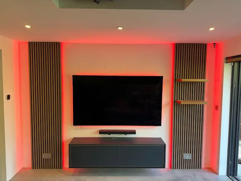 Tv feature wall in tunbridge wells