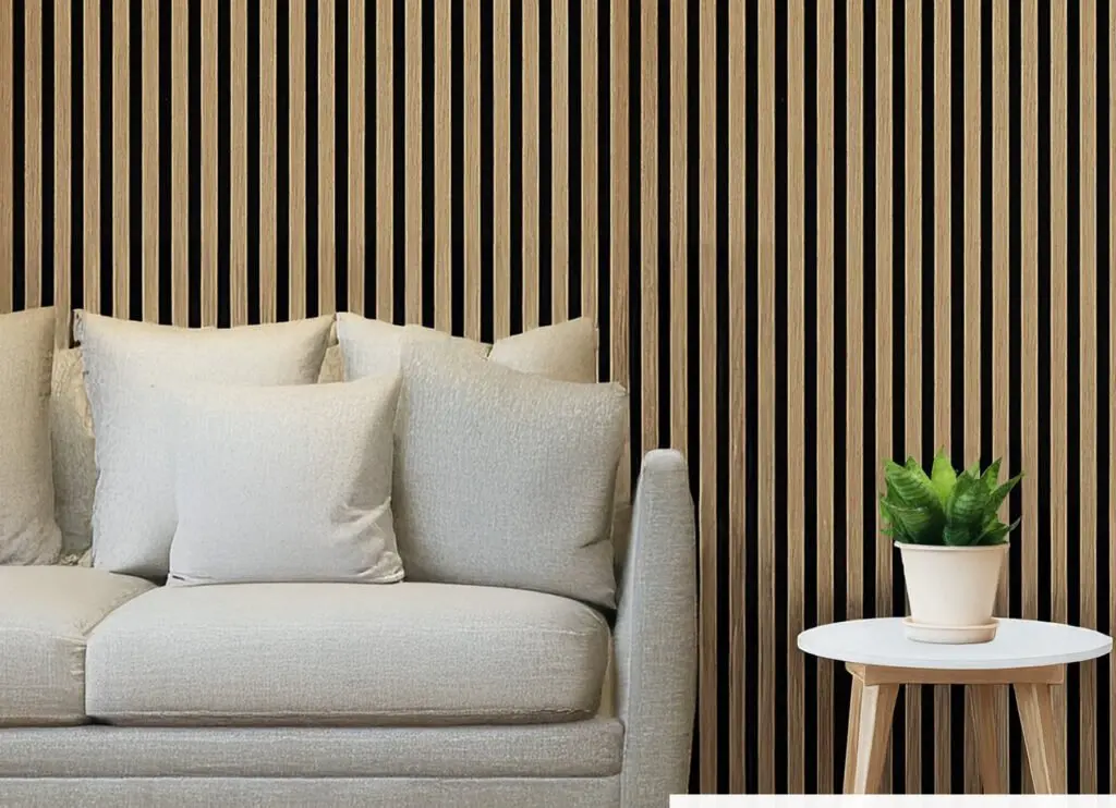 Walnut acoustic all panelling